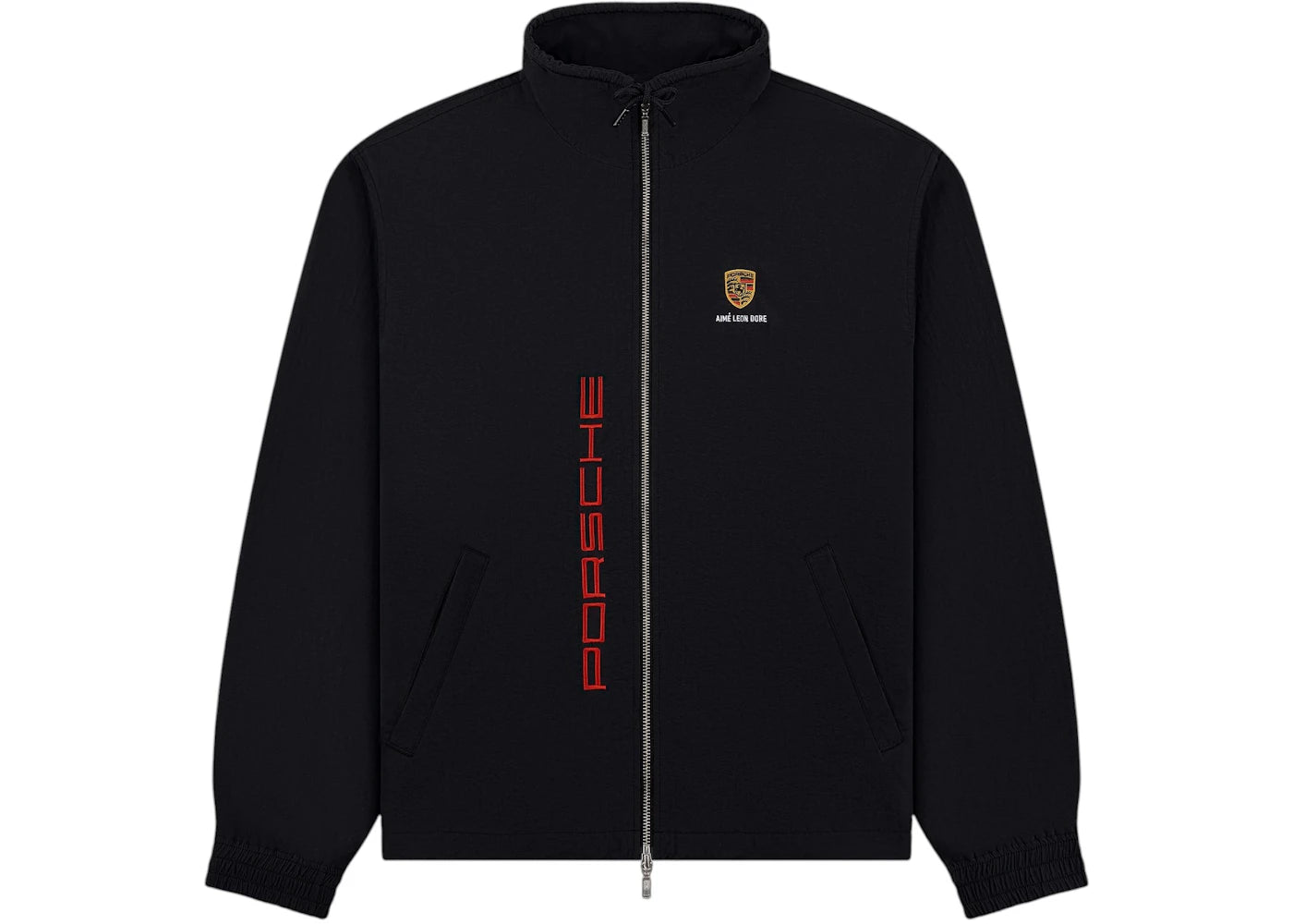 Aimé Leon Dore x Porsche Nylon-Trainingsjacke Schwarz - vue 360