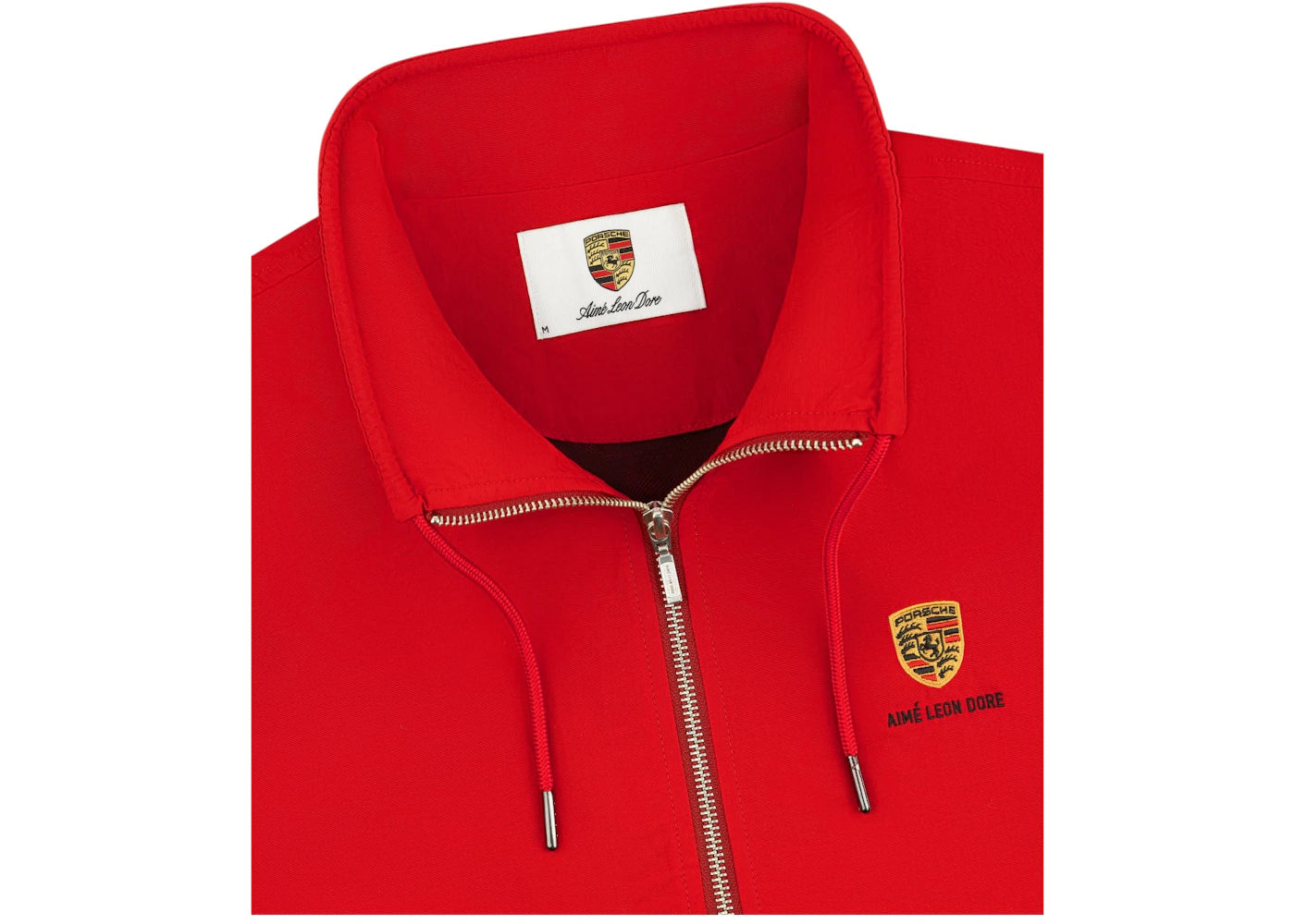 Aime Leon Dore x Porsche Nylon Track Jacket Red - vue secondaire B
