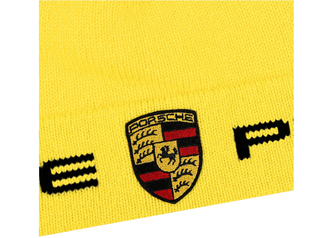 Aime Leon Dore x Porsche Wool Skullcap Yellow - vue secondaire A