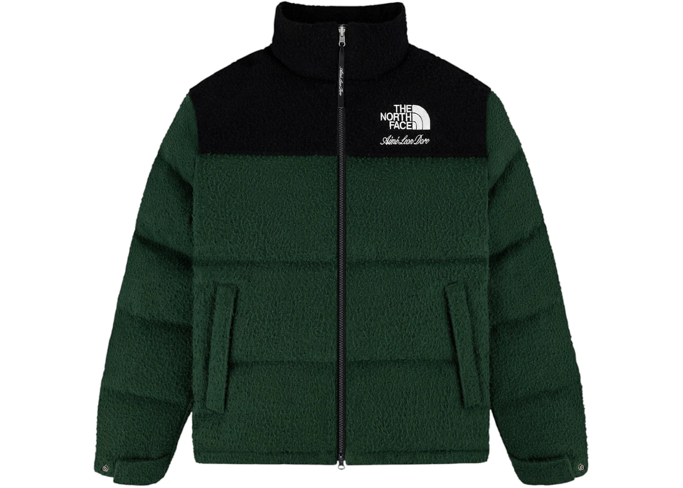 Aimé Leon Dore x The North Face Casentino Nuptse Jacket Kombu Green - vue 360