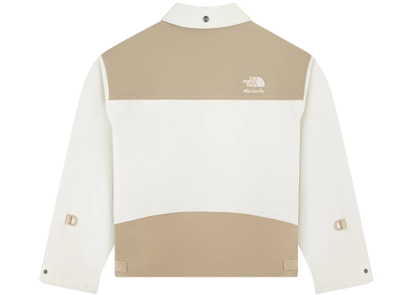 Aime Leon Dore x The North Face Firefighter Jacket Pristine/Safari Tan - vue secondaire A