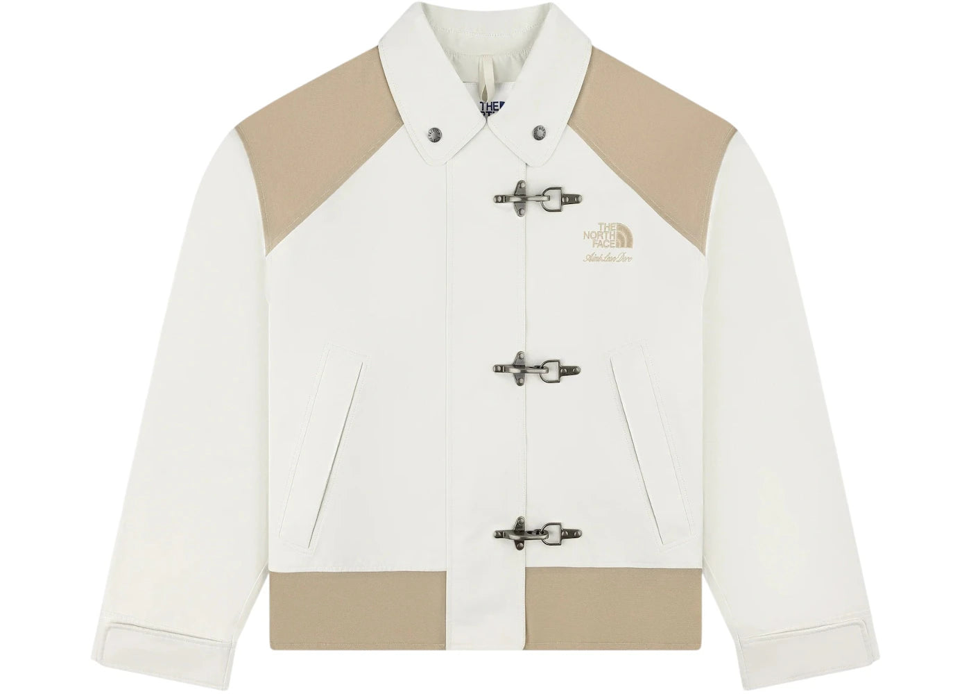 Aime Leon Dore x The North Face Firefighter Jacket Pristine/Safari Tan - vue 360