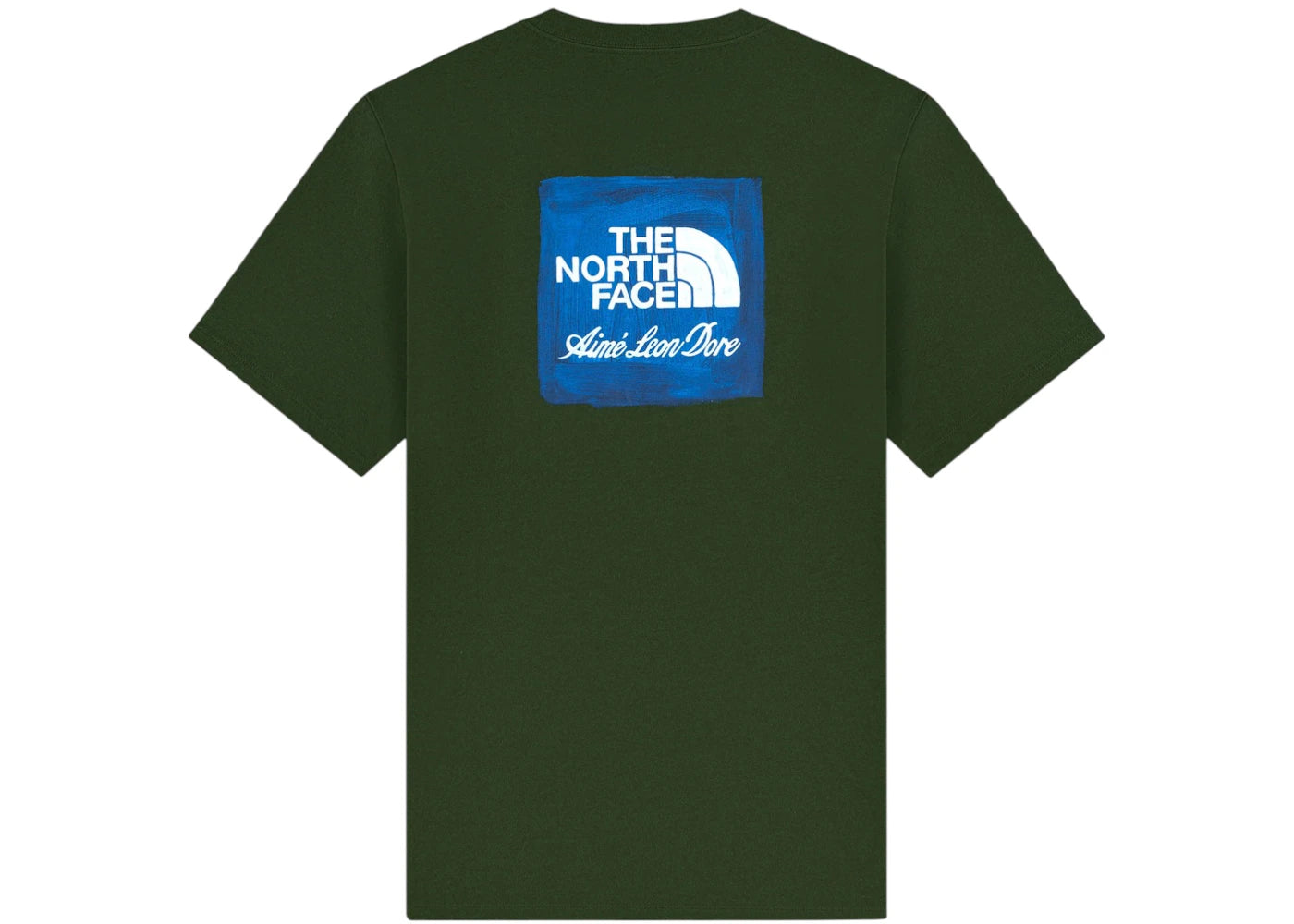 Aime Leon Dore x The North Face Logo Tee Kombu Green - vue secondaire A
