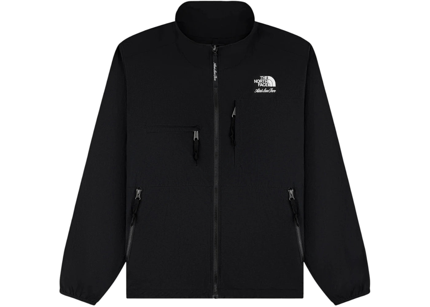 Aime Leon Dore x The North Face Nylon Denali Jacket Black - vue 360