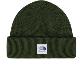 Aime Leon Dore x The North Face Wool Beanie Kombu Green - vue 360