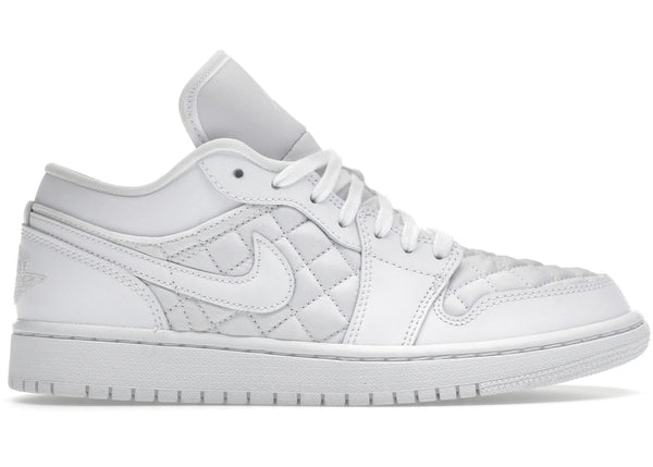 Air Jordan 1 Low Quilted White (Women's) sneakers - authentic Jordan shoes