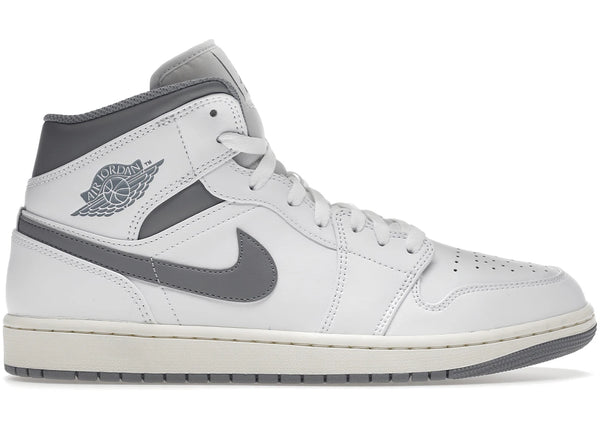 Air Jordan 1 Mid Neutral Grey sneakers - authentic Jordan shoes