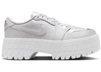 Jordan 1 Brooklyn Low White Metallic Silver (Women's)