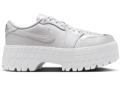 Jordan 1 Brooklyn Low White Metallic Silver (Women's) sneakers - authentic Jordan shoes