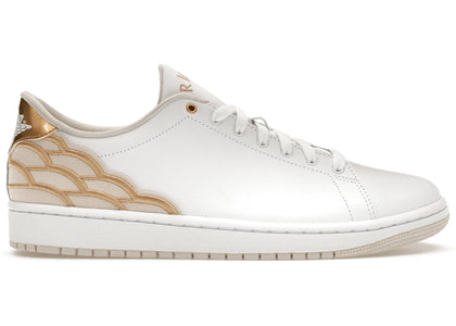 Jordan 1 Centre Court White Gold sneakers - authentic Jordan shoes