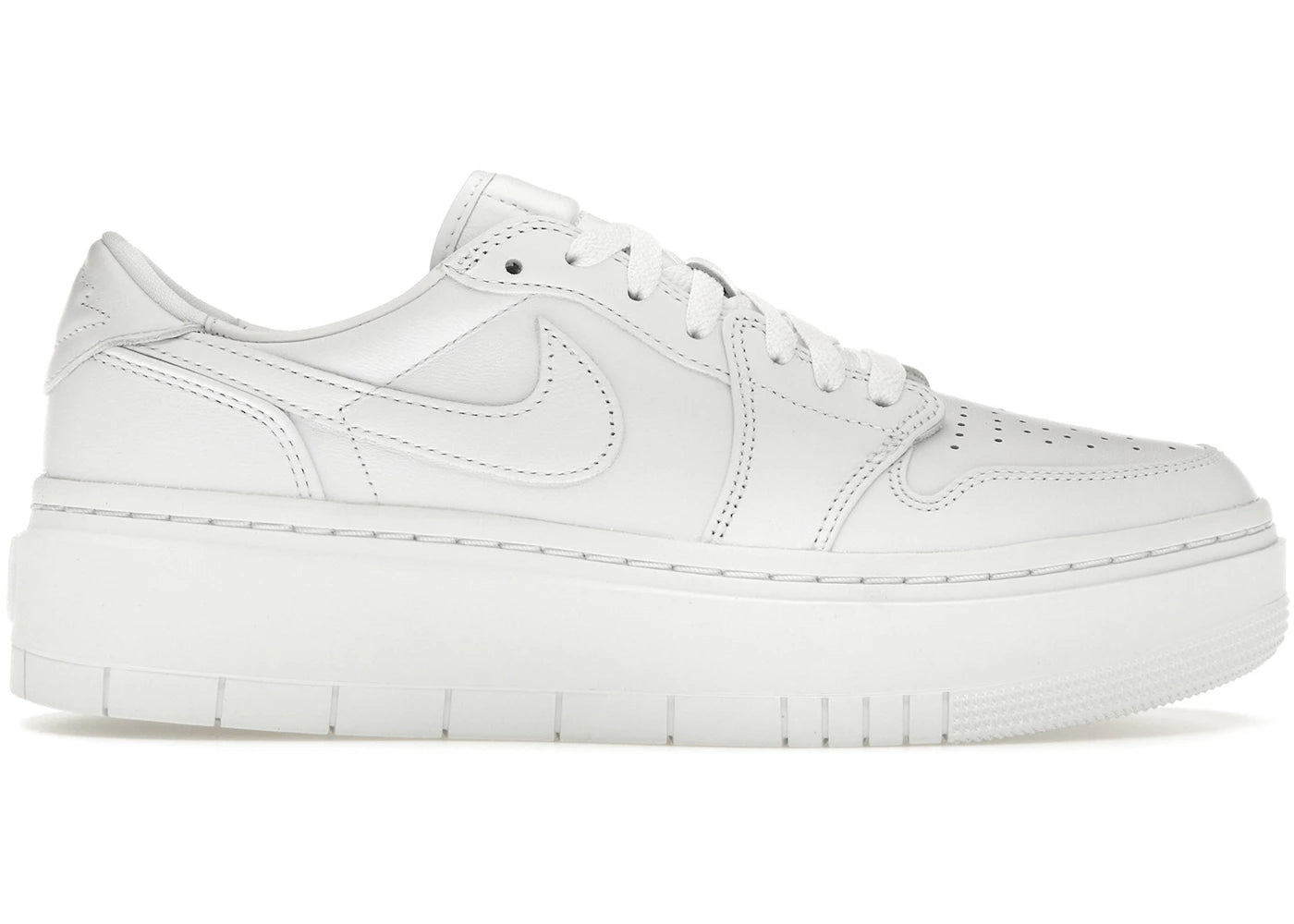 Jordan 1 Elevate Low Triple White (Damen) - vue 360