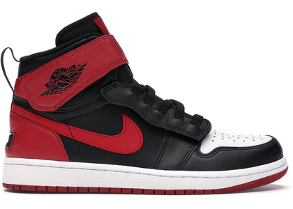 Jordan 1 High FlyEase Bred White Toe - authentic Jordan sneakers