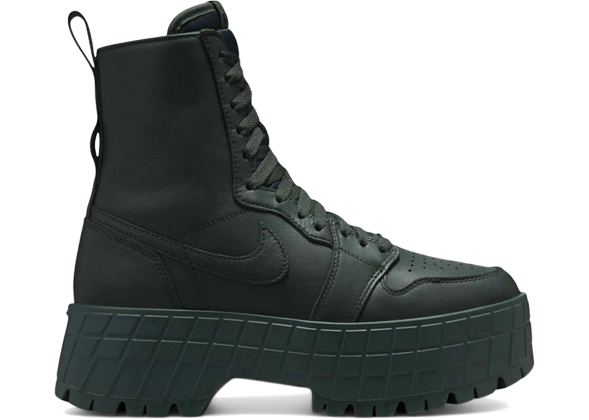 Jordan 1 High Brooklyn Dark Spruce Green (Women's) - vue 360