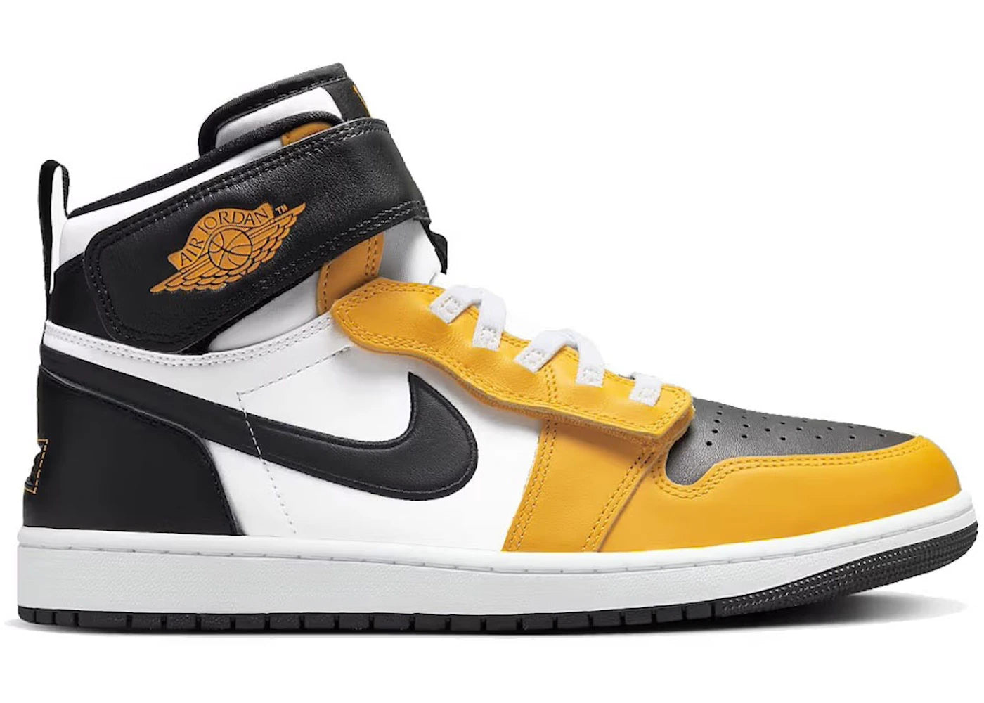 Jordan 1 High FlyEase Yellow Ochre - vue 360