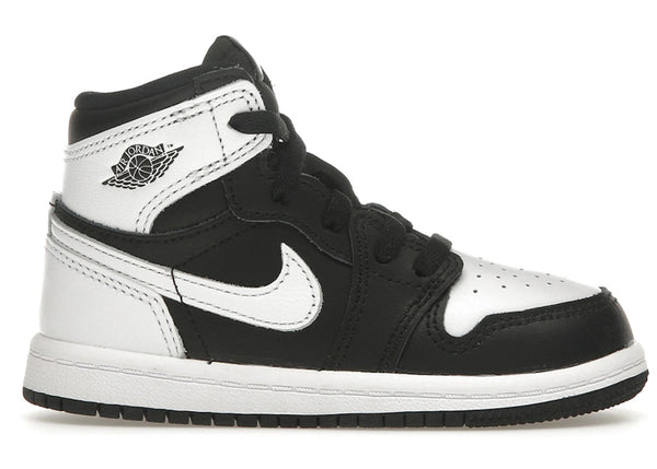 Jordan 1 Retro High OG Black White (TD) sneakers - authentic Jordan shoes