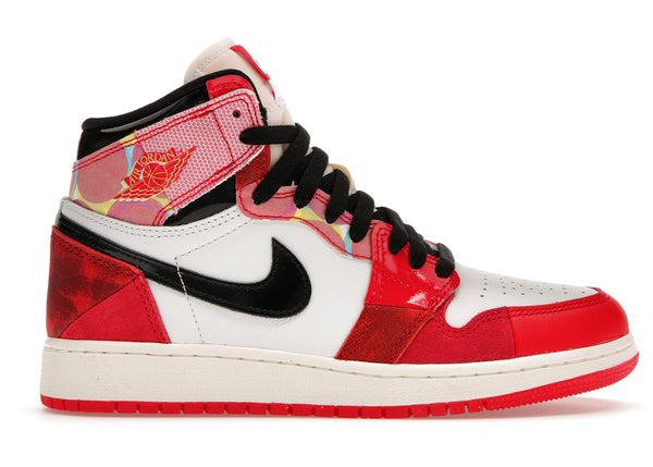 Jordan 1 Retro High OG Spider-Man Across the Spider-Verse (GS) sneakers - authentic Jordan shoes
