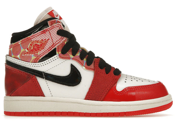 Jordan 1 Retro High OG Spider-Man Across the Spider-Verse (PS) sneakers - authentic Jordan shoes