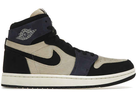 Jordan 1 High Zoom Air CMFT 2 Muslin Blackened Blue sneakers - authentic Jordan shoes