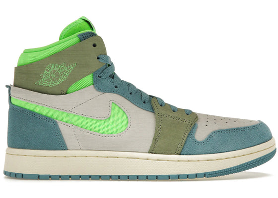 Jordan 1 High Zoom Air CMFT 2 University Blue Volt (Women's) sneakers - authentic Jordan shoes