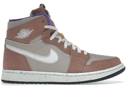 Jordan 1 High Zoom Air CMFT Fossil Stone - authentic Jordan sneakers
