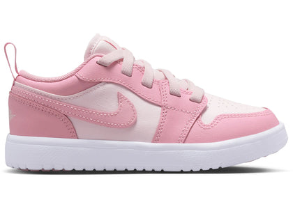 Jordan 1 Low ALT Medium Soft Pink White (PS) - authentic Jordan sneakers