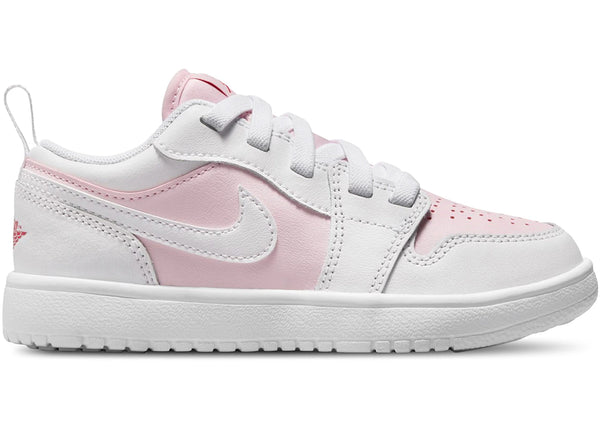 Jordan 1 Low ALT Pink Foam Fire Red White (PS) sneakers - authentic Jordan shoes