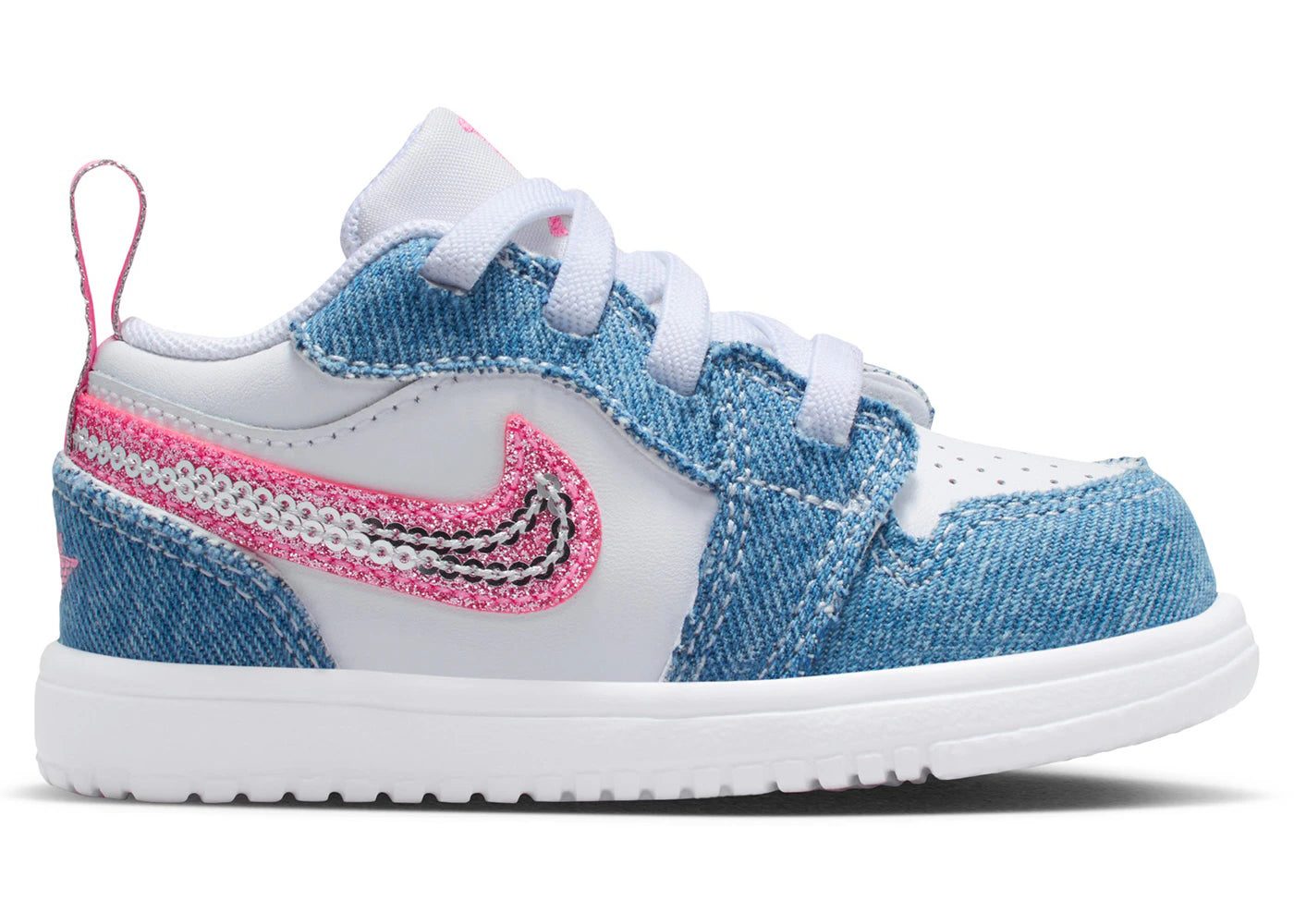 Jordan 1 Low ALT SE Denim Sequin (TD) - vue 360