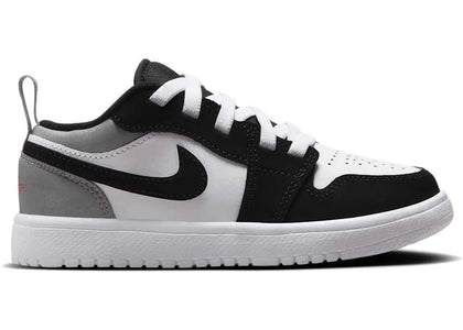 Jordan 1 Low ALT SE White Black Matte Silver (PS) - authentic Jordan sneakers