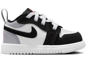 Jordan 1 Low ALT SE White Black Matte Silver (TD) - authentic Jordan sneakers