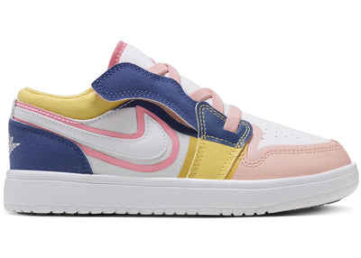 Jordan 1 Low ALT SE White French Blue Topaz Gold Coral Chalk (PS)