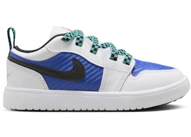 Jordan 1 Low ALT SE White Hyper Royal Hyper Jade Black (PS) - authentic Jordan sneakers