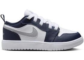 Jordan 1 Low ALT White Midnight Navy Wolf Grey (PS) - authentic Jordan sneakers