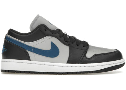 Jordan 1 Low Anthracite Industrial Blue (Women's) sneakers - authentic Jordan shoes