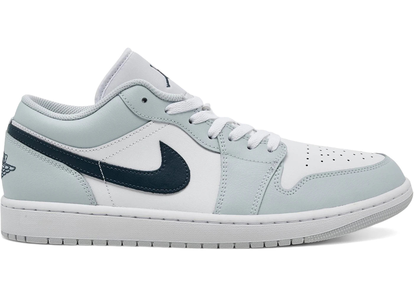 Jordan 1 Low Aura Squadron Blue - vue 360