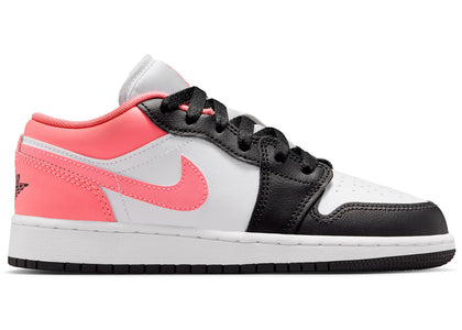 Jordan 1 Low Black Pink Gaze (GS) - authentic Jordan sneakers