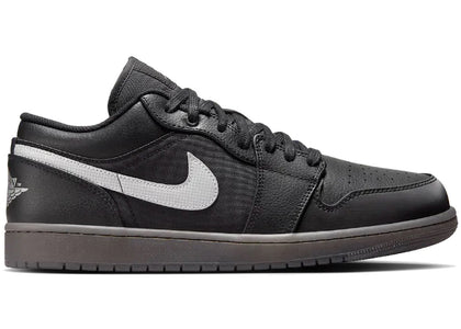 Jordan 1 Low Black White Dark Smoke Grey sneakers - authentic Jordan shoes
