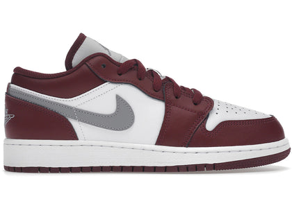 Jordan 1 Low Bordeaux (GS) sneakers - authentic Jordan shoes