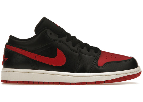 Jordan 1 Low Bred Sail (Women's) sneakers - authentic Jordan shoes