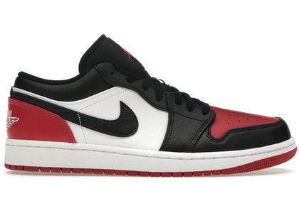 Jordan 1 Low Bred Toe 2.0 sneakers - authentic Jordan shoes