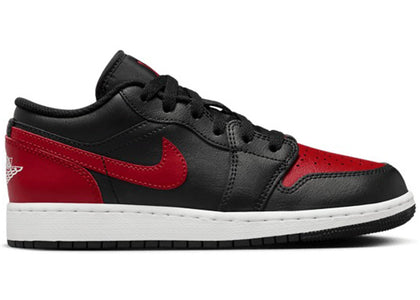 Jordan 1 Low Bred Twist (GS) - authentic Jordan sneakers