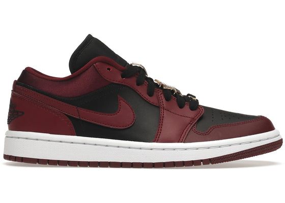 Jordan 1 Low Dark Beetroot Black (Women's) sneakers - authentic Jordan shoes