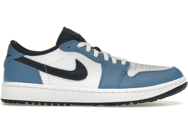 Jordan 1 Low Golf White Aegean Storm sneakers - authentic Jordan shoes