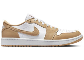Jordan 1 Low Golf White Linen - authentic Jordan sneakers