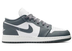 Jordan 1 Low Grey White (GS) - vue 360