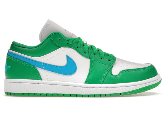 Jordan 1 Low Lucky Green Aquatone (Women's) sneakers - authentic Jordan shoes