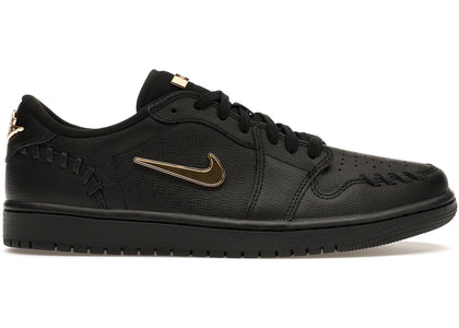 Jordan 1 Low Method of Make Black Metallic Gold (Women's) sneakers - authentic Jordan shoes