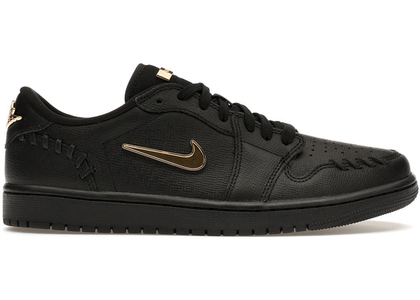 Jordan 1 Low Method of Make Black Metallic Gold (Women's) sneakers - authentic Jordan shoes