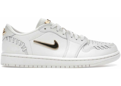 Jordan 1 Low Method of Make Sail Metallic Gold (Women's) sneakers - authentic Jordan shoes