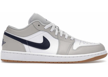 Jordan 1 Low Midnight Navy Neutral Grey sneakers - authentic Jordan shoes