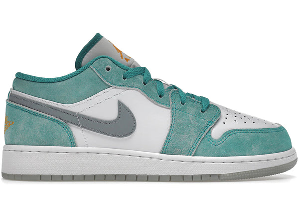 Jordan 1 Low New Emerald (GS) sneakers - authentic Jordan shoes